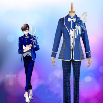 B-Project MOONS Sekimura Mikado Blue Idol Cosplay Costume