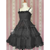 Cotton Sleeveless Ruffle Decoration Lolita Dress