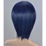 Another Tomohiko Kazami Short Blue Cosplay Wig