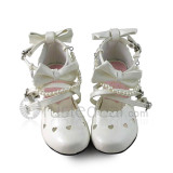 Black Bows Beads Lolita Princess Shoes