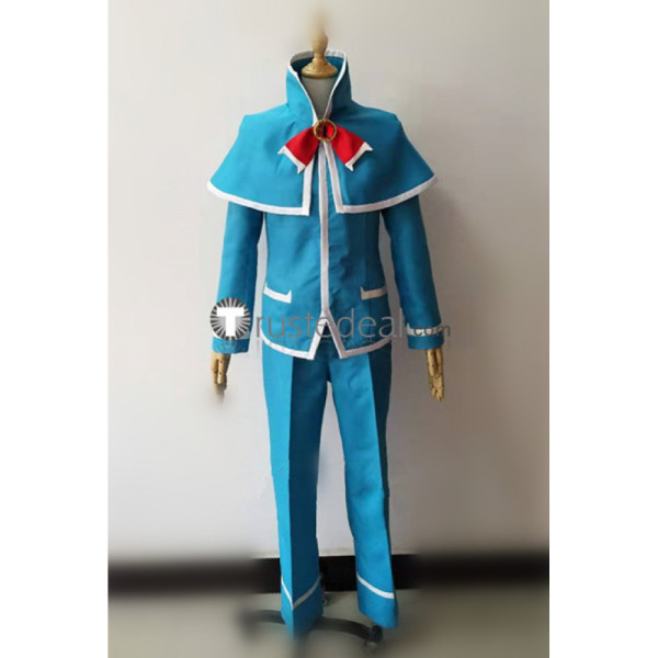 Mairimashita Iruma kun Demon Ami Kirio Babirus Boys Blue Uniform Cosplay Costume
