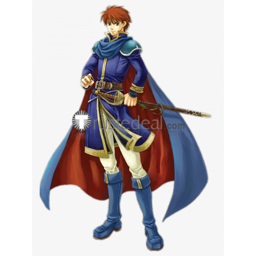 Fire Emblem The Blazing Blade Eliwood Blue Cosplay Boots Shoes