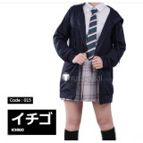 Darling in the Franxx Ichigo Zero Two School Uniform Cosplay Costume