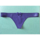 Purple Sexy Women's Latex Underwear