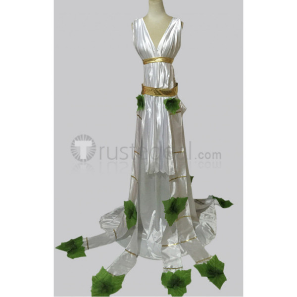 League of Legends Muse Sona Stylish White Dress Cosplay Costume