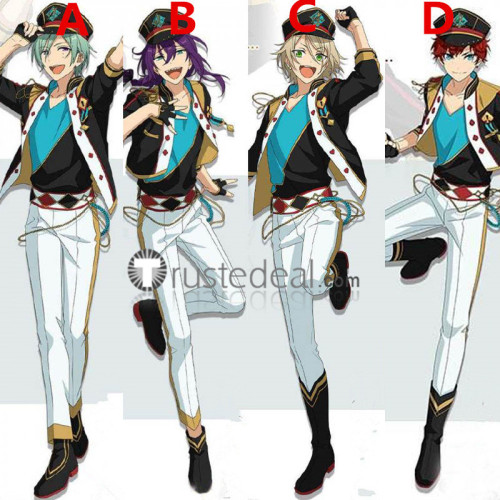 Ensemble Stars Enstars ALKALOID Hiiro Amaji Mayoi Ayase Aira Shiratori Tatsumi Kazehaya Idol Cosplay Costumes