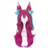 League of Legends LOL Spirit Blossom Ahri Kindred cassiopeia Pink White Blue Purple Cosplay Wig