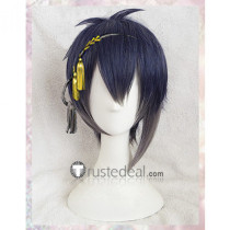 Touken Ranbu Mikazuki Munechika Blue Grey Cosplay Wig