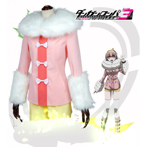 Danganronpa3 The end of Hope's Peak Academy Ruruka Ando Pink Cosplay Costume