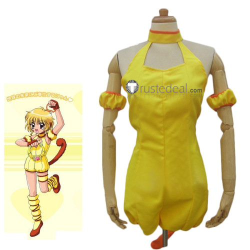 Tokyo Mew Mew Pudding Bu-Ling Huang Yellow Cosplay Costume