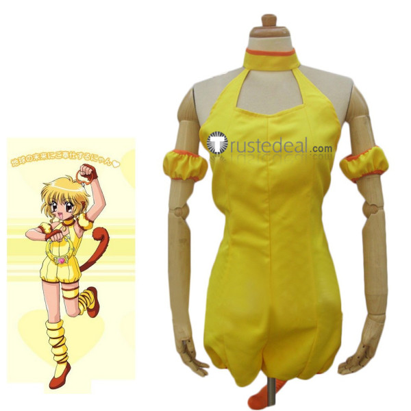 Tokyo Mew Mew Pudding Bu-Ling Huang Yellow Cosplay Costume