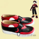 Pokemon Ruby and Sapphire Trainer Brendan Black Cosplay Shoes Boots