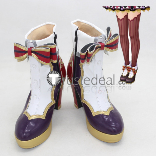 The Idolmaster Cinderella Girls Uzuki Shimamura Cosplay Boots Shoes 1