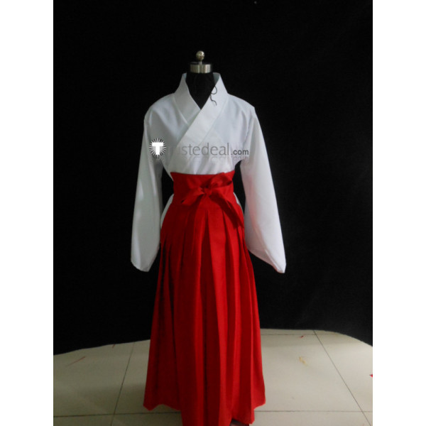 Steins Gate Luka Urushibara White Red Kimono Cosplay Costume