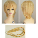 Magi The Labyrinth Of Magic Titus Alexius Blonde Ponytails Cosplay Wig