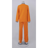 Kurokos Basketball Shutoku Long sleeve Orange Jacket Sportswear Cosplay Costume