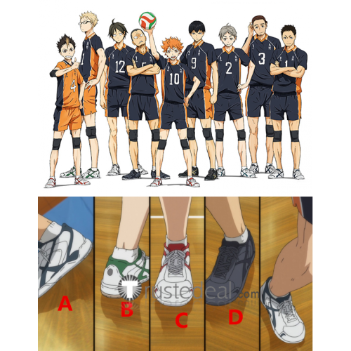 Haikyuu High School Volleyball Club Shoyo Hinata Tobio Kageyama Cosplay Shoes Boots