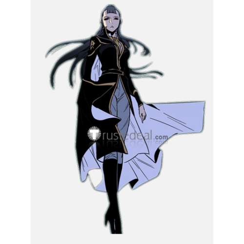 Noblesse Lord Erga Kenesis Di Raskreia Black Cosplay Costume