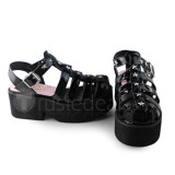 Beautiful Matt White High Platform Lolita Shoes