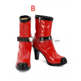 Deadpool Marvel Lady Female Cosplay Boots Shoes