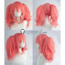 Fate Stay Night Caster Pink Ponytails Cosplay Wig