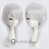 YuGiOh Yami Bakura Silver White Cosplay Wig