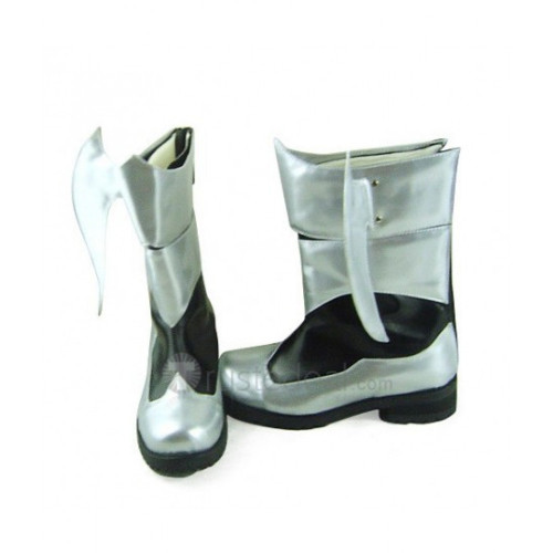 Kingdom Hearts Aqua Silver Cosplay Boots Shoes