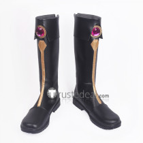 Fire Emblem Genealogy of the Holy War Arvis Black Cosplay Boots Shoes