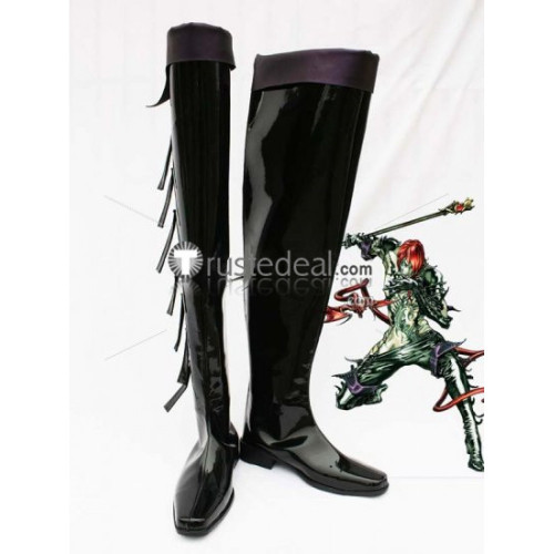 Castlevania Isaac Black Cosplay Shoes Boots