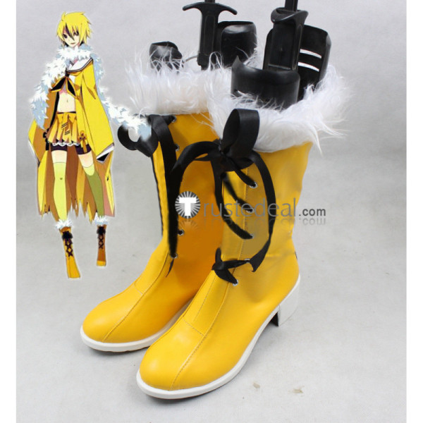 Pokemon Gijinka Jolteon Yellow Cosplay Shoes Boots