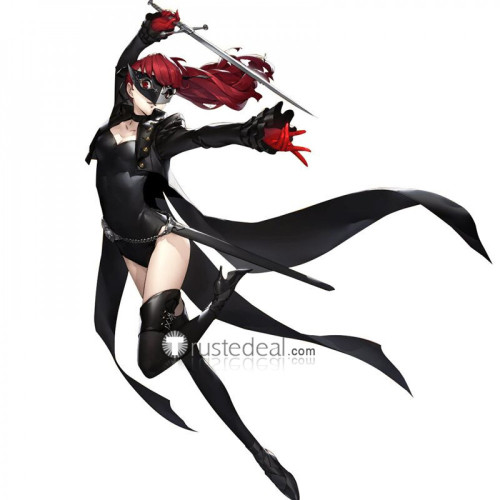 Persona 5 The Roayal P5R Kasumi Yoshizawa Phantom Thief Black Cosplay Costume