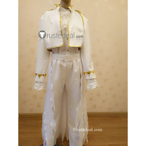 Cardcaptor Sakura Clear Card Li Syaoran White Formal Dress Cosplay Costume