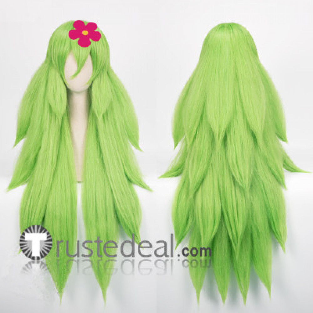 Pale sales green wig