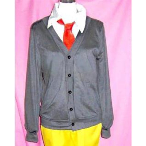 Maid Sama Hinata Shintani Gray Sweater Cosplay Costume