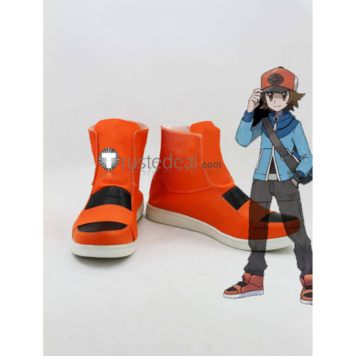 Pokemon Black and White Hilbert Cosplay Shoes Boots