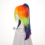 My Little Pony Friendship Is Magic Rainbow Dash Twilight Sparkle Orange Yellow Purple Blue Cosplay Wigs