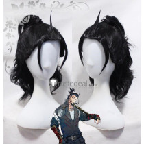 Touken Ranbu Nihongou Black Ponytail Cosplay Wig