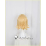VOCALOID Kagamine Rin Short Golden Blonde Cosplay Wig