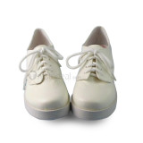 Sweet White Lolita Heels Shoes