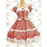 Cotton Sweet Ruffles Bow Lolita Dress(CX197)