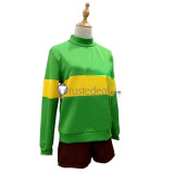 Undertale Chara Frisk Green Blue Cosplay Costumes