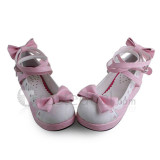 Sweet Princess Shoes Bows Hearts White Trim