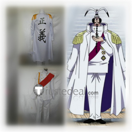 One Piece Sakazuki Akainu Doberman Marine Sengoku Cosplay Costumes