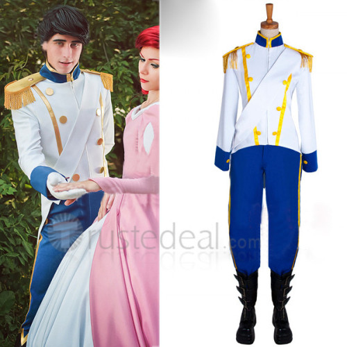 The Little Mermaid Disney Prince Eric Cosplay Costume