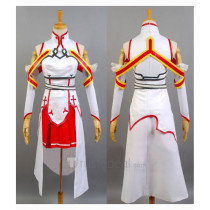 Sword Art Online Asuna KoB Cosplay Costume2