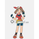 Pokemon May Haruka Red Blue Cosplay Costume