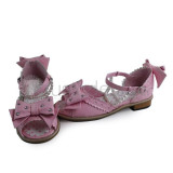 Crystal Beads Lolita Summer Shoes