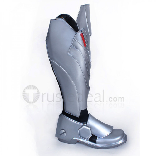 Overwatch Reaper Silver Cosplay Boots Shoes