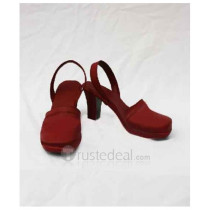 YuGiOh 5DS Akiza Izinski Red Cosplay Shoes 2