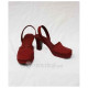 YuGiOh 5DS Akiza Izinski Red Cosplay Shoes 2